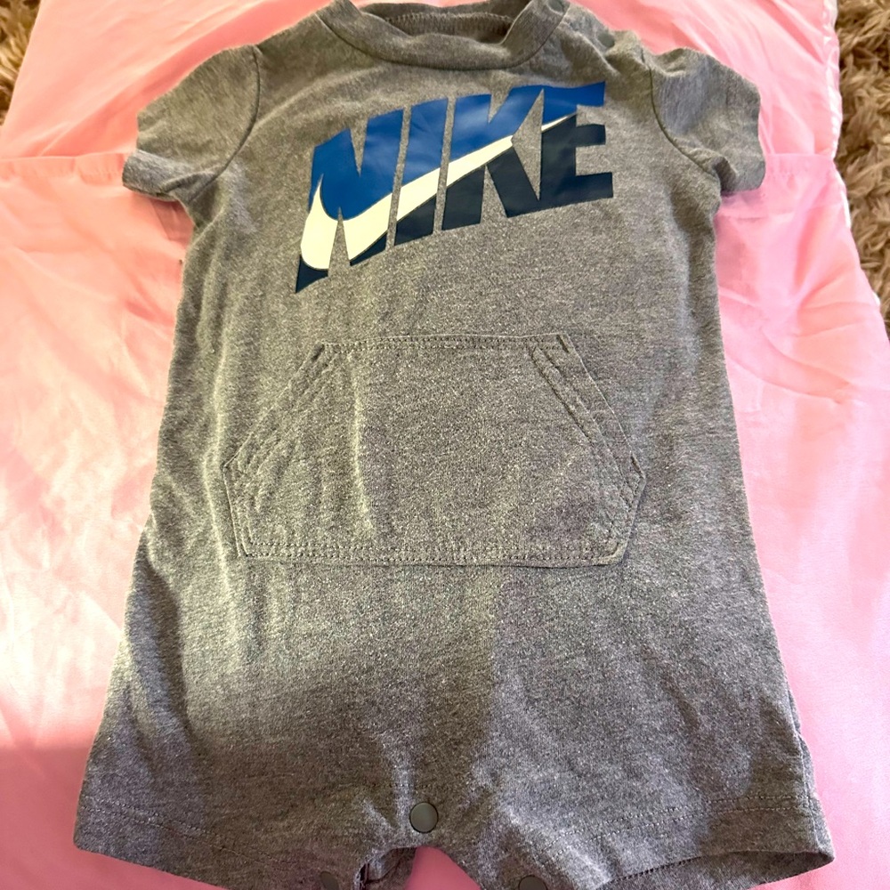 Infant Baby Boys Nike Short Sleeve Summer Romper Outfit Size 0-3 months